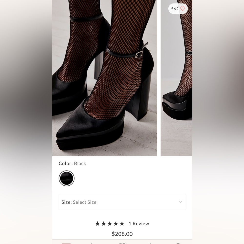 Free People x Jeffrey Campbell Rosie Platform Pumps